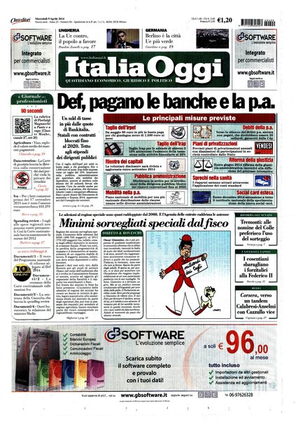 Italia oggi : quotidiano di economia finanza e politica